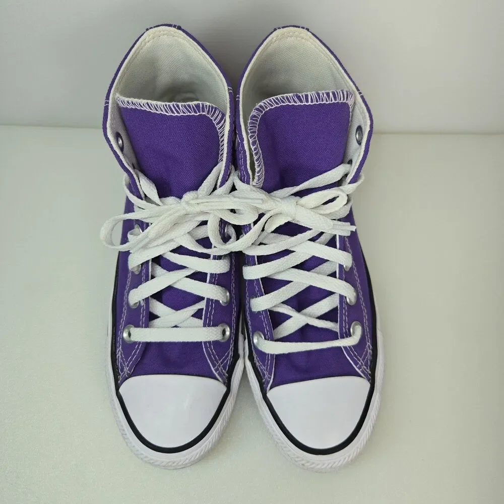 Converse Chuck Taylor All Star Purple High Top Sneakers Womens 6 Mens 4 Shoes